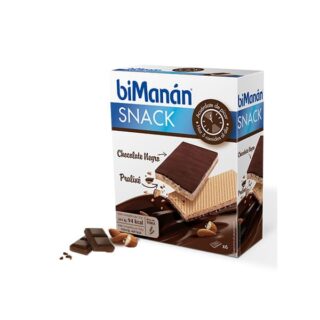 Bimanan Snack Chocolate Preto Praliné 6 Unidades Chocolate Preto 120g