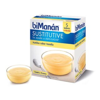 Bimanán Sustitutive Baunilha Custard 5 Units
