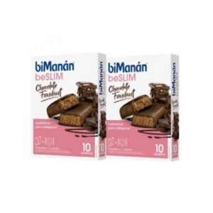Bimanan BeSlim Barrita Chocolate Fondant 2x10 Unid