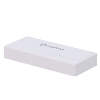 Safire Switch de mesa 8 portos Gigabit RJ45 10/100/1000 Mbps - SF-SW08-G
