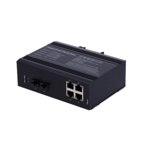 Switch PoE Marca Branca - Montagem em carril DIN - SW0604HIPOE-MGF-120-DIN
