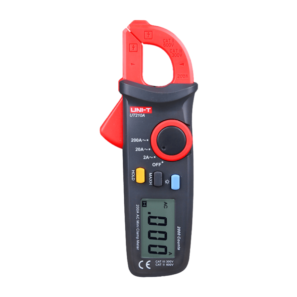 UNI-T Mini pinça amperimétrica CAT II 600V/ CAT III 300V - UT210A