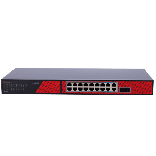 Switch de sobremesa 14 portos PoE+ 30W RJ45 10/100/1000 Mbps - SF-SW2016HIPOE-GF-240