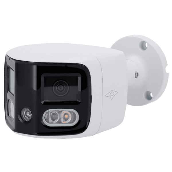 X-Security Camara IP Bullet Gama PRO WizSense -Dual 1/2.7" Progressive CMOS 8 Mpíxel  2 Lentes de 2.8 mm - XS-IPB180A-8U-PAN-TIOC