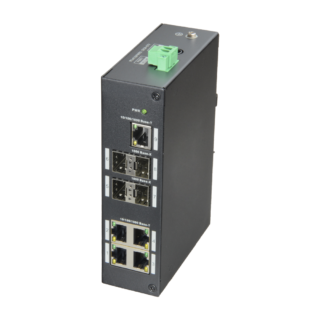 X-Security Switch Industrial 5 portas RJ45 10/100/1000 Mbps + 4 Portas SFP Gigabit - XS-SW09-GF-DIN