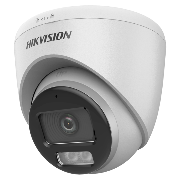 Hikvision Gama VALUE Câmara Dome HDTVI, HDCVI, AHD e CVBS High Performance CMOS HD 1080p Saída 4 em 1 Lente 2.8 mm - DS-2CE72DF0T-LFS(2.8mm)