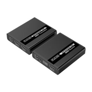 Par de extensores (RX e TX) para sinal HDMI/USB via cabo de rede CAT6 máximo 70 metros - HDMI-KVM-EXT-70M