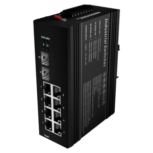 Switch de Desktop Gerenciável 6 Portas RJ45 Gigabit PoE+ - SW1008HIPOE-MGF-240-DIN