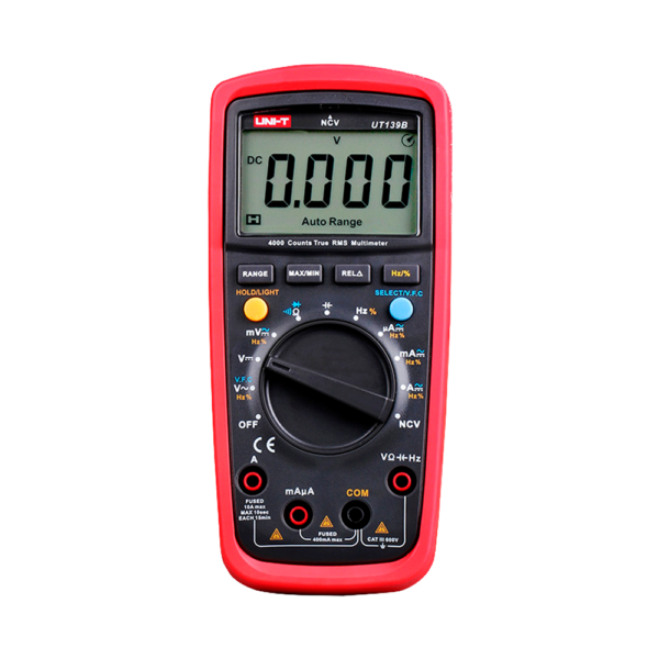 UNI-T Multímetro digital CAT III 600V - UT139B