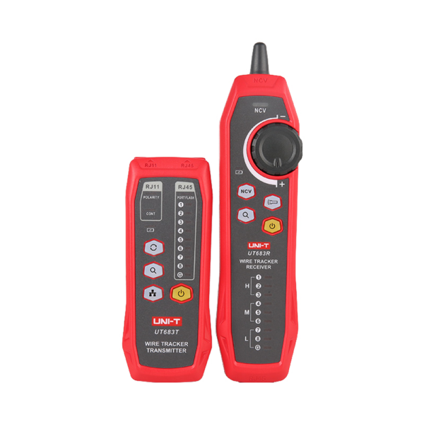 UNI-T Verificação do estado dos cabos RJ45/RJ11 - UT683KIT