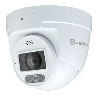 Safire Smart Gama I1 com IA Câmara IP Turret 1/3" CMOS 4 Mpixel Lente 2.8 mm - SF-IPT011CA-4I1-SL