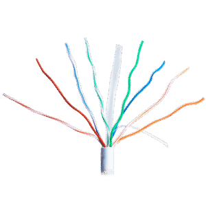 Uniview cable UTP categoría 6 - UV-UTP6A-300-BC23AWG-DCA-R-W