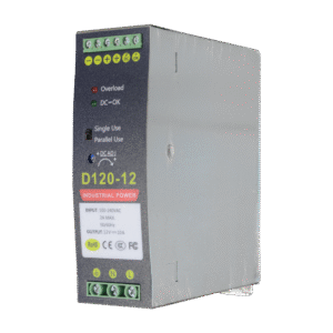 Fonte de Alimentação Comutada Formato carril DIN Saída DC 12 V - 10 A / 120 W - DC12V10A-DIN