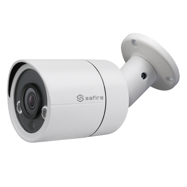 Safire Câmara Bullet HDTVI, HDCVI, AHD e Analógica (5Mpx 16:9) 3K Saída 4 em 1 Lente 2.8 mm - SF-B027-3KE
