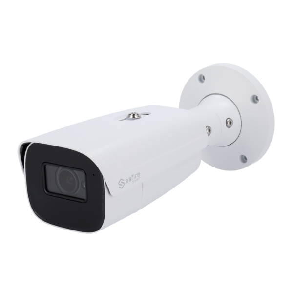 Safire Smart Gama LPR com reconhecimento de matrículas Câmara Bullet IP 1/1.8" CMOS 4 Mpixel Lente motorizada 2.8-12 mm - SF-IPB585ZA-4LPR