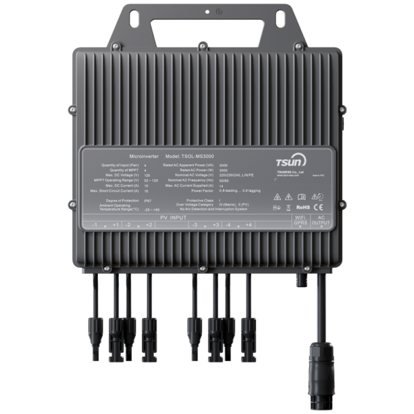 TSUN Micro-inversor de ligação à rede On-Grid - TSOL-MS3000