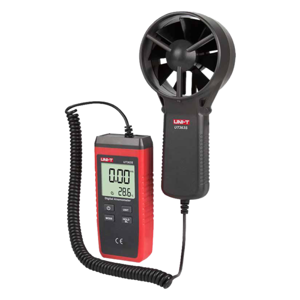 UNI-T Anemómetro do Tipo Split - Sensor de Velocidade do Vento Preciso - UT363S
