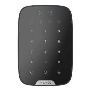 Ajax Teclado de Segurança Independente Wireless c/ Leitor Preto - AJ-KEYPADPLUS-B
