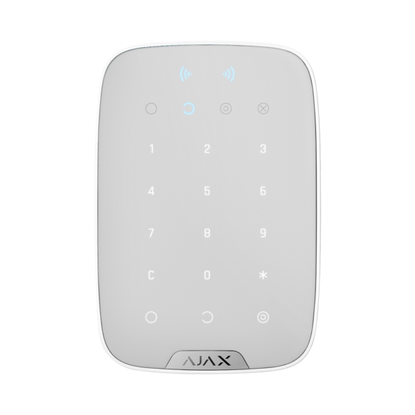 Ajax Teclado de Segurança Independente Wireless c/ Leitor Branco - AJ-KEYPADPLUS-W