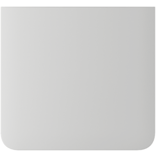 Ajax Panel táctil lateral para interruptor de luz simple (AJ-LIGHTCORE-1G) comutável (AJ-LIGHTCORE-2W) vertical - AJ-SIDEBUTTON-1G2W-W-VERT