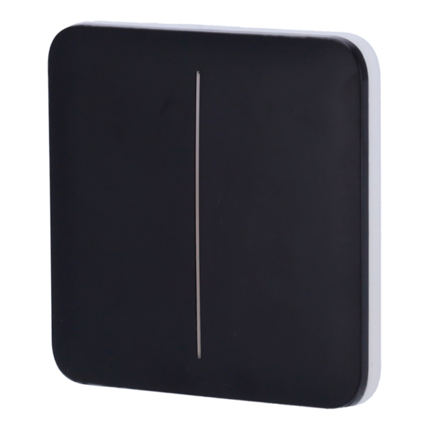 Ajax Painel táctil lateral para interruptor de luz simples (AJ-LIGHTCORE-1G) ou comutável (AJ-LIGHTCORE-2W) - AJ-SOLOBUTTON-2G-B