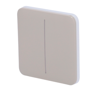 Ajax Painel táctil para interruptor de luz dupla - AJ-SOLOBUTTON-2G-OLI