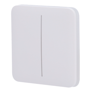 Ajax Painel táctil para interruptor de luz dupla (AJ-LIGHTCORE-2G) - AJ-SOLOBUTTON-2G-W