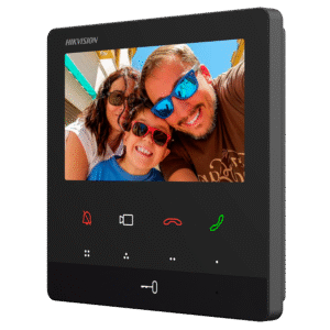 Hikvision Ecrã tátil TFT para 4.3" sistema de vídeo porteiro - DS-KH6110-WE1