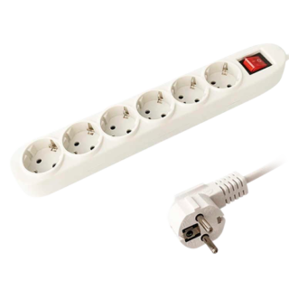 Tomada de corrente múltipla - PDU-6P-SWITCH