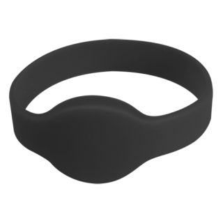 Pulseira de proximidade por radiofrequência Silicone de cor negra - RFID-BAND-BK