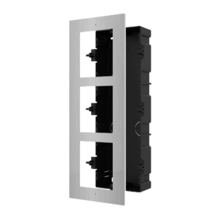 Hikvision Suporte de encastrar para videoporteiro 3 módulos - DS-KD-ACF3/S