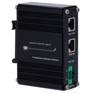 Injetor PoE Dual - INJ-IPOE-60W-2.5G-DC