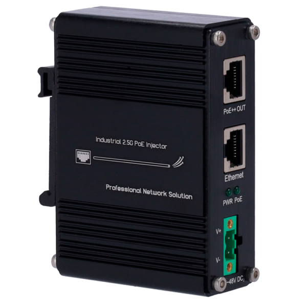 Injetor PoE Dual - INJ-IPOE-60W-2.5G-DC