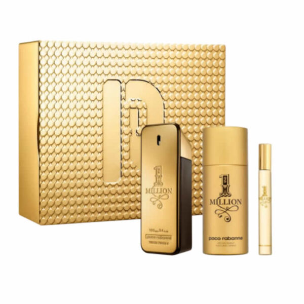 Paco Rabanne 1 Million Eau de Toilette 100ml + Miniatura 10ml + Gel de Banho 100ml