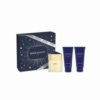 Boucheron Homme Eau De Parfum Spray 100ml + Shower Gel 100ml + Body Lotion 100ml