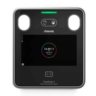 Anviz Leitor biométrico autónomo para controlo de acessos e presença Reconhecimento facial com sensor duplo - FACEDEEP3-PRO