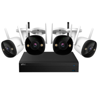 Imou Kit CCTV WiFi 4 camaras 1/2.8" 2 Mpixel Lente 2.8 mm - IMOU-KIT/NVR1104HS-W-S2-CE-1T/4-F22FEP-0280B