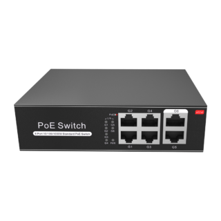 Switch de mesa 4 portas POE - SW0604POE-G-65-E