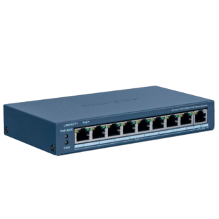 Hikvision Switch de mesa PoE gerenciável 8 portas - DS-3E1309P-EI/M