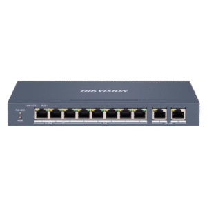 Hikvision Switch de secretária HiPoE gerível 8 portas PoE - DS-3E1310HP-EI