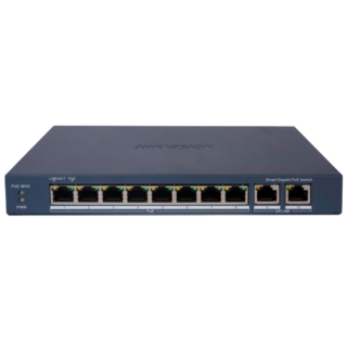 Hikvision Switch de mesa PoE gerenciável 8 portas PoE - DS-3E1510P-EIV2