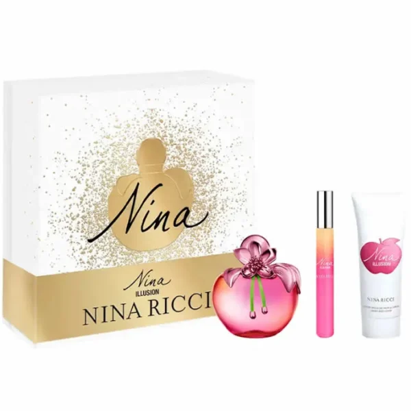 Nina Ricci Nina Illusion Eau De Parfum Spray 80ml Set 3 Pieces - Image 2
