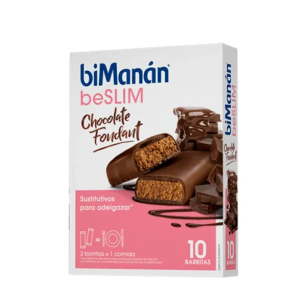 Bimanan BeSlim Barrita Chocolate Fondant 2x10 Unid - Image 3