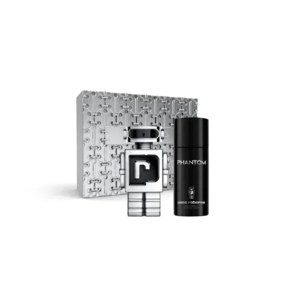 Paco Rabanne Phantom Eau De Toilette Spray 100ml Set 2 Pieces Christmas 2023 - Image 2