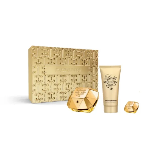 Paco Rabanne Lady Million Eau De Perfume Spray 80ml Set 3 Pieces Christmas 2023 - Image 2