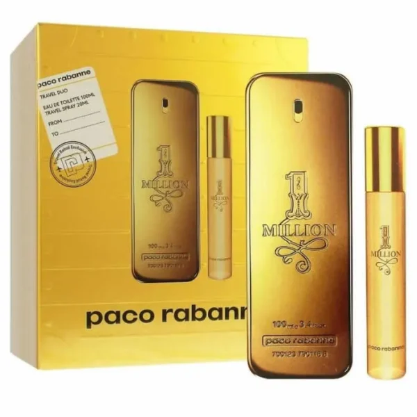 Paco Rabanne 1 Million Eau De Toilette Spray 100ml Set 2 Pieces - Image 2