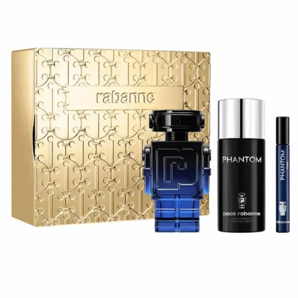 Paco Rabanne Phantom Intense Eau De Perfume Spray 100ml Set 3 Pieces - Image 2