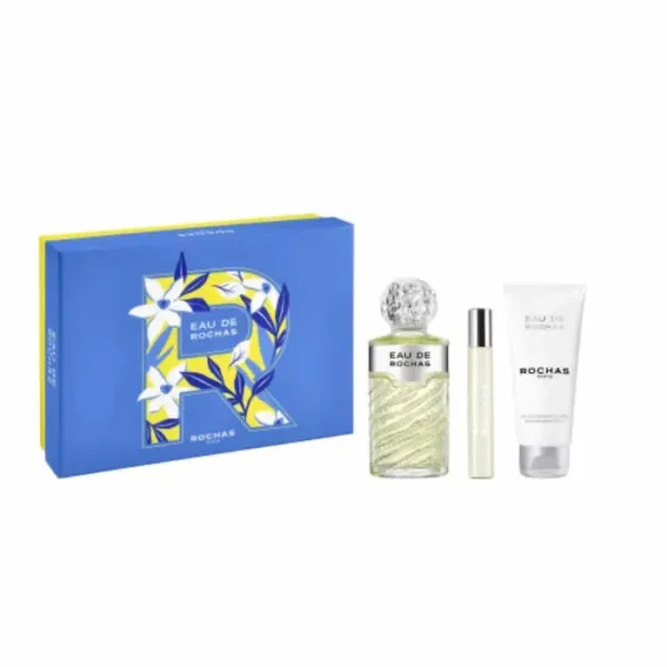 Rochas Eau De Rochas Eau De Toilette Spray 100ml Set 3 Pieces - Image 2