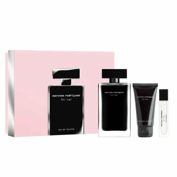 Narciso Rodriguez For Her Eau de Toilette spray 100 ml + Loção corporal 50 ml + Eau de Toilette spray 10 ml - Image 2