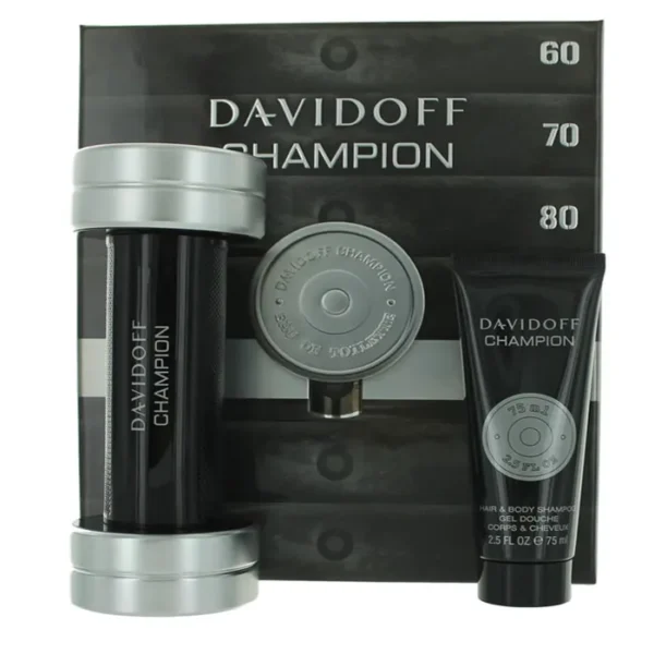 Davidoff Champion Eau De Toilette Spray 90ml Set 2 Pieces - Image 2